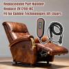 2 Button 5 Pin Remote Fit for Golden Technologies Lift Chairs PR200 PR355 PR401 PR50, Hand Control Switch USB and Backlight, Replace ZK1200-hc view 2