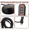 2 Button 5 Pin Remote Fit for Golden Technologies Lift Chairs PR200 PR355 PR401 PR50, Hand Control Switch USB and Backlight, Replace ZK1200-hc view 3