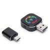 YUEHISY 2 in 1 Wireless Car Play Adapter, Wireless Android Auto Dongle, with Type C to USB Adapter, Plug & Play, Auto Connect view 1