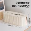 Cable Management BoxCord Storage Box,Organizer Box for Power Strips, Surge Protectors, Chargers, Adapters, TV Computer Wires Hidden Cable Management Boxes for Home/Office (White) view 2