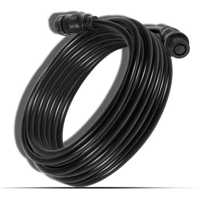 Bzumperyz 720106-2 EC M3 14W30 Transducer Extension Cable 14-pin Fit for Humminbird APEX XPLORE SOLIX and Onix Series Fish Finder Compatible with Built-in MEGA Imaging (30 Feet)