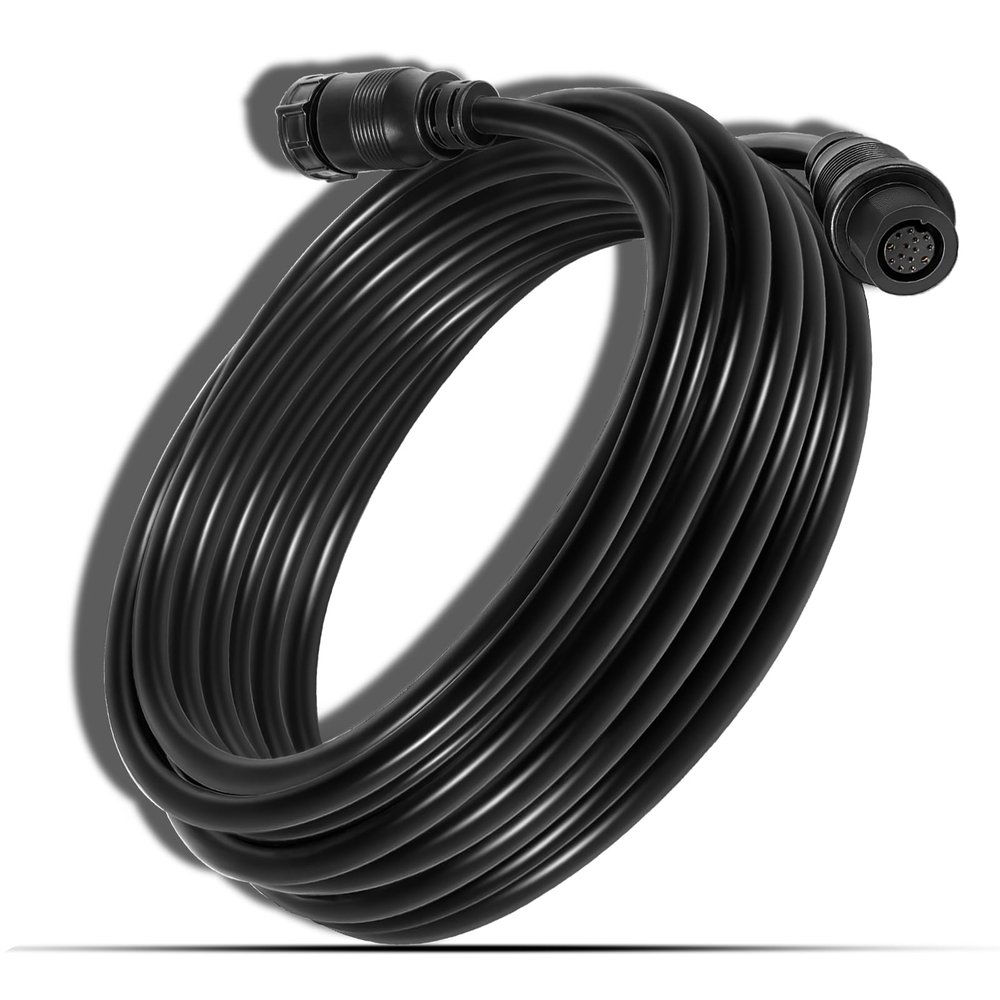 Bzumperyz 720106-2 EC M3 14W30 Transducer Extension Cable 14-pin Fit for Humminbird APEX XPLORE SOLIX and Onix Series Fish Finder Compatible with Built-in MEGA Imaging (30 Feet)