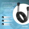 Bzumperyz 720106-2 EC M3 14W30 Transducer Extension Cable 14-pin Fit for Humminbird APEX XPLORE SOLIX and Onix Series Fish Finder Compatible with Built-in MEGA Imaging (30 Feet) view 3