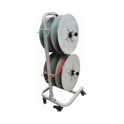 4/6 Rods Wire Spool Rack,Portable Rack Dispenser With Wheel,Multi-Spool Cable Dispenser for Electrical Industrial and Retail(4 Rods Wire)