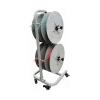 4/6 Rods Wire Spool Rack,Portable Rack Dispenser With Wheel,Multi-Spool Cable Dispenser for Electrical Industrial and Retail(4 Rods Wire) view 1