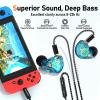 Audiovance Vibes 202M HiFi Wired Earbuds in-Ear Monitor Headphones with Mic view 3