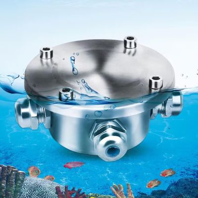 GUODDM Underwater Waterproof Connection Box - Swimming Pool Underwater Fountain Light Transition Head(1 in 6 Out)
