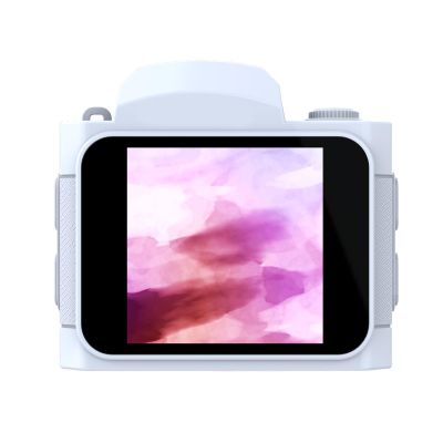 Zopsc Mini Camera, 64MP 4K Keychain Camera with 1.54in Screen, 19 Retro Filters, 78 Wide Angle and LED Light, Ultra Portable Travel Recorder for Vlogging (White)