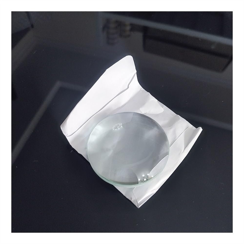 Microscope Kit 3pcs 50mm Optical Glass Focal Length 50mm Double Convex Condensing Glass Lens Optics Biconvex Lens Magnifying Glass Lenses Microscope Lens Adapters