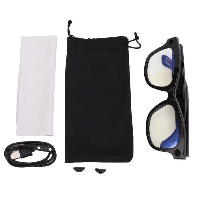 CHEOTIME AI Translation Smart Glasses with Chat GPT for Men and Women, Bluetooth Sunglasses with Translator 138 Languages and Blue Light Filtering Lens for Travel Meeting Business