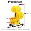 Wire Spool Rack,Bulk Cable Holder Electrical Wire Storage Cart With Wheels,4-disc/6-disc/8-disc Bearing Pay-off Rack(49x47x90cm) view 2