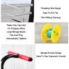Wire Spool Rack,Bulk Cable Holder Electrical Wire Storage Cart With Wheels,4-disc/6-disc/8-disc Bearing Pay-off Rack(49x47x90cm) view 4