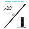 Aroono Reusable Cable Ties 6 Inch 100 PCS Black Heavy Duty, Releasable Adjustable Nylon Zip Ties with 36lbs Tensile Strength for Indoor and Outdoor Multipurpose Use view 2
