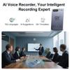 AI Note Voice Recorder with APP Control, Free TranscribeSummarize with ChatGPT,152 Languages Real-Time Tranlations, AI Noise Cancellation, Intelligent Recorder for Meetings, Lectures,Interviews view 4