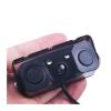 3 in 1 Video Parking Sensor Car Reverse Backup Rear View Camera with 2 Radar Detector Sensors BiBi Alarm Indicator view 2