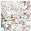 100Pcs Bible Sticker,Aesthetic Stickers,Vinyl Waterproof Bible Stickers,for Water Bottle Laptop Phone Journal,Gifts for Kid Girl Women (Bible) view 1