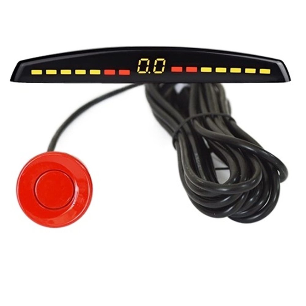Car Led Parking Sensor Car Detector Display Reverse Backup Radar Monitor System(Rot)