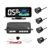 Car Rear Reversing Radars System with 8 Parking Sensors Distance Detection LCD Distance Display Sound Warning Buzzer(Black 4 Sensors) view 1