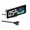 Car Rear Reversing Radars System with 8 Parking Sensors Distance Detection LCD Distance Display Sound Warning Buzzer(Black 4 Sensors) view 2