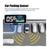 Car Rear Reversing Radars System with 8 Parking Sensors Distance Detection LCD Distance Display Sound Warning Buzzer(Black 4 Sensors) view 4