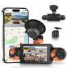 Rimoody 4-Channel 360 Dash Cam, 1080P Full HD Car DVR with Front/Rear/Inside/Side Cameras, WiFi App Control, Night Vision, G-Sensor, Loop Recording, 24H Parking Monitor, 3 Inch Display view 1