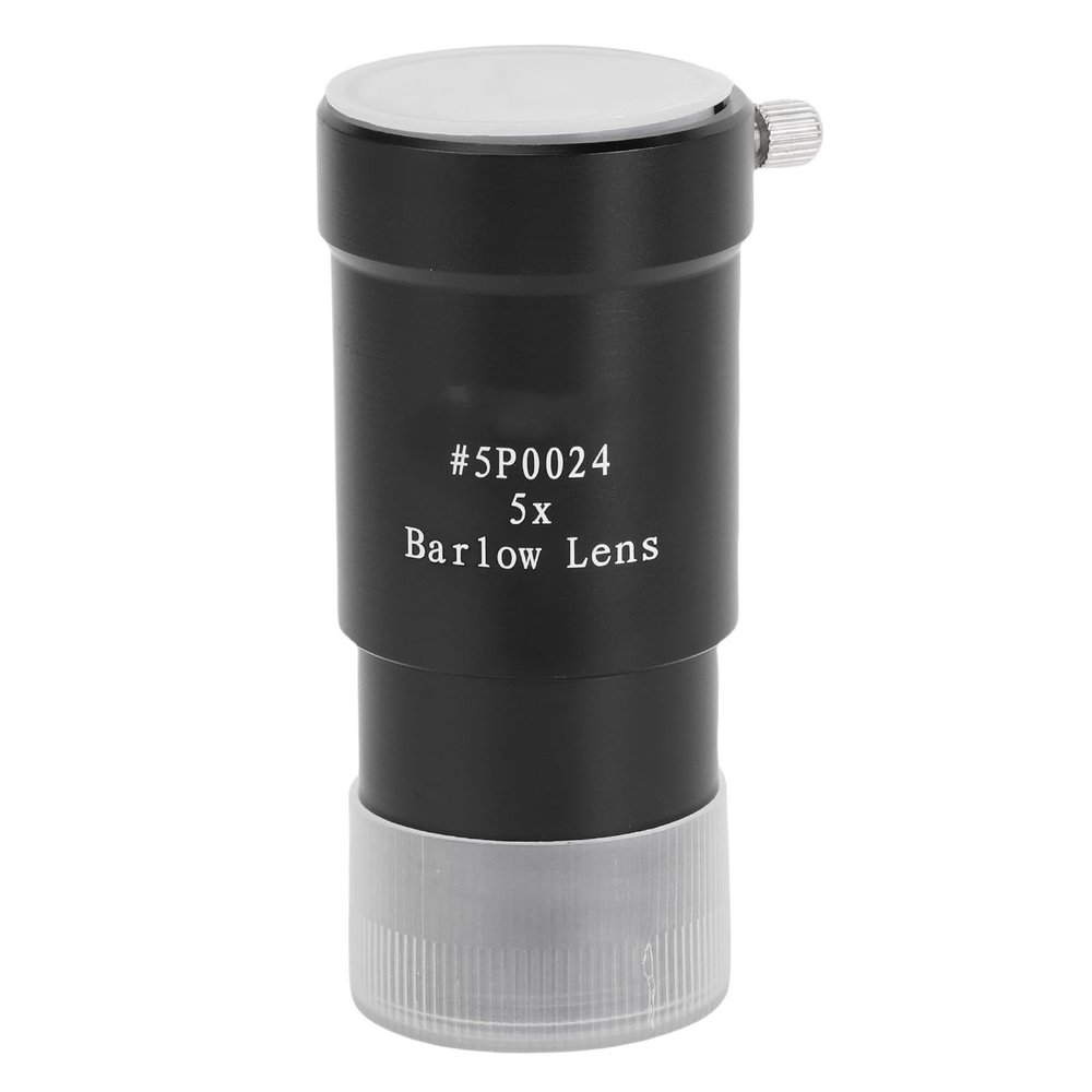 CHEOTIME 5X Barlow Lens, 1.25 Inch with HD Multi Coated Optics for Telescope Eyepieces, Enhanced Astronomy Accessory for Planetary Viewing