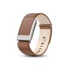 DADO Luxe Tapered Leather Replacement Band Compatible with WHOOP 5.0, One, Peak, and Life Fitness Tracker  Durable & Comfortable | Not for Whoop Gen 4 (Brown Silver, One/Peak) view 1