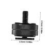 NUOBESTY 4 PCS Dual Screw Hot Shoe Mount Adapter Threaded Camera Flash Shoe Mount for DSLR Microphone Monitor LED Light Accessories view 2