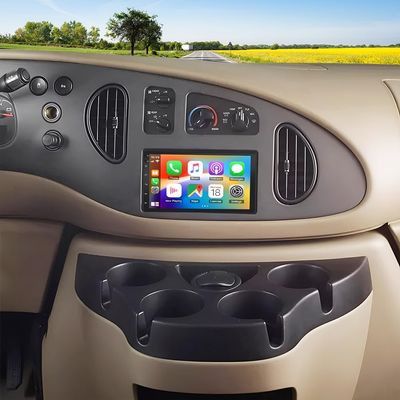 Android 13 Double Din Car Stereo Radio for 19982008 Ford E250 E350 Super Duty 7" Touch Screen Head Unit Car Stereo with Wireless Carplay Android Auto GPS Bluetooth WiFi FM RDS SWC Backup Camera,2+32G