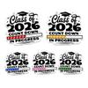 6Pcs Class of 2026 Sticker Senior 2026 Sticker Graduation High School College Student Gift for Scrapbook Class of 2026 Senior Stickers Graduation Decoration Car Decal for Laptop Tablet Case 3" (G10) view 1