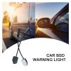 12V Car Blind Spot Detection System 2Pcs BSD Warning Light Distance Assist Lane Changing Tool Mirror Radar Detection System(D 5V) view 2