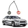 12V Car Blind Spot Detection System 2Pcs BSD Warning Light Distance Assist Lane Changing Tool Mirror Radar Detection System(D 5V) view 4