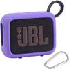 AONKE Silicone Cover Case Compatible with JBL Go 4 Ultra Portable Bluetooth Speaker (Purple) view 2