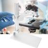 QANYEGN Microscope Stand Holder, Adjustable Aluminum Alloy Stand Bracket, Digital Electron Microscope Holder Accessory (White) view 2