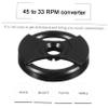 KALLORY Record Player Adapter Replacement for Vinyl Turntable Compact Lightweight Disc Adapter Smooth One Molded Design Phonograph Accessory for Music Enjoyment view 3