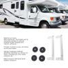 White Satellite Car Mount Magnetic Installation Kit for Mini,Compact Durable for RV, Boat, Plane Travel with Accurate Positioning view 2