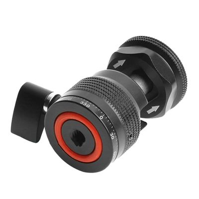 UKCOCO Head Tripod Adapter Rotating for Cameras Microphones Camera Tripod Accessory Black