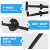 120 PCS Cable Tie Buckle for Car, Nylon Universal Zip Ties, New T Nylon Automotive Cable Clips for Car Fender, Engine Cover, Mudguard Fastener, Automotive Replacement Screw Fixing. view 3