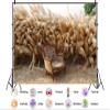 10X7ft Fabric Boho Backdrop Wedding Arch of Pampas and Cereals Bohemian Style Background Party Decoration Baby Shower Baptism Newborn Photo Booth Props view 2