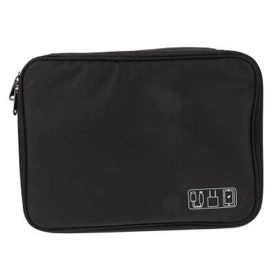 DIYEAH Electronics Organizer Travel Case Lightweight Multi Functional Data Cable Bag for USB Cables Earphones Chargers Portable Electronic Accessories Storage for Home and Travel