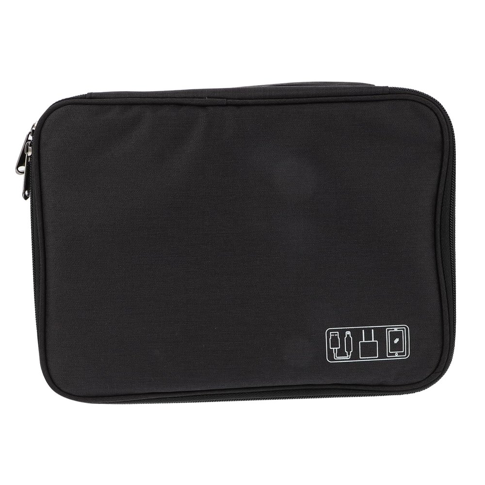 DIYEAH Electronics Organizer Travel Case Lightweight Multi Functional Data Cable Bag for USB Cables Earphones Chargers Portable Electronic Accessories Storage for Home and Travel