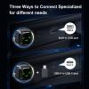 YUEHISY Wireless Adapter, Convert Wired to Wireless Dongle for carplay for Android, 2 in 1 Plug & Play Auto Connect, Stable Connection view 2