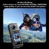 Bewinner 4K Body Camera with Audio & Video Recording, Water Proof Wearable Video Recorder with APP, 140 Degree Wide Angle & 2.0 Inch Touchscreen, Portable Body Cam for Police Cycling view 4
