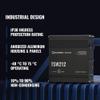 Teltonika TSW212 Industrial Managed Ethernet Switch - 8 Port Gigabit Switch with 2 SFP Ports - L2 with L3 Features Network Switch - Support PROFINET & Other Protocol - Custom OS, RMS Compatible view 2