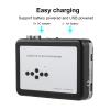 Dioche Portable Cassette Tape to MP3 Converter USB | Convert Cassette to MP3 Player with USB Flash Drive Support | Digital Music Player for Nostalgia Lovers view 3