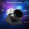 Zerodis 90 Degree Diagonal Adapter Inverted Image Prism Mirror for Telescope, Standard 1.25in Diameter, Designed for Refractor and Catadioptric Telescopes view 4