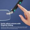 Wisoqu Glasses Frameless Anti Blue Smart Glasses, Music Call Translation Glasses with Real Time Multilingual Translation for Travel, Work view 3