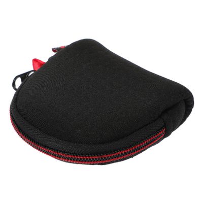 SEWACC Portable Neoprene Lens Pouch with Zipper Round Camera Filter Case for Filters Up to Water Resistant Protective Bag for Lens Accessories Compact Storage for Travel and Outdoor Use
