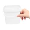 1l White PP Water Bucket with Lid and Handle for Gardening view 4