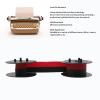 ASHATA 4PCS EL 1197PIII Calculator Ribbon, Twin Spool Typewriter Ribbon for EL1197PIII EL2196BL MP21DX MP1DX MP25DV MP27D 120R DR 210R GR24BR 11216 11210 BR80C Printers, Red&Black view 3